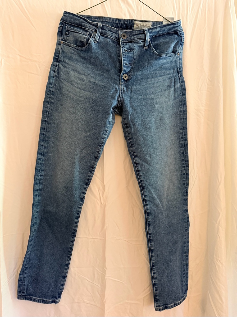 AG Adriano Goldschmied Women's Skinny Jeans — Medium Blue Wash
